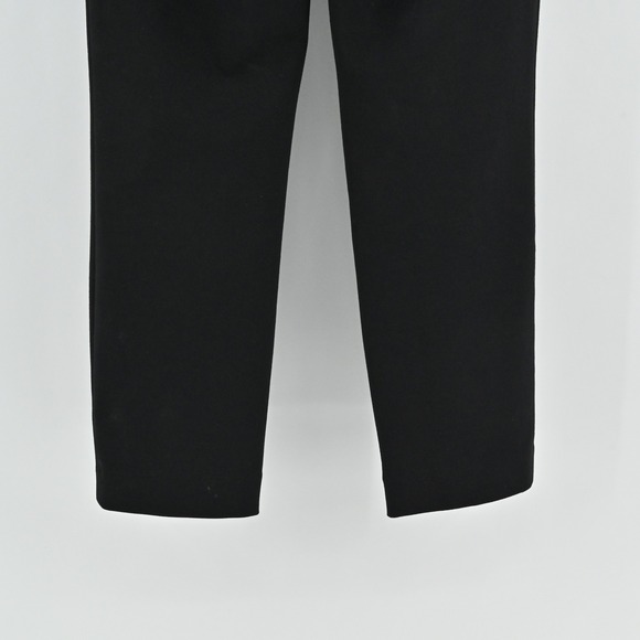 Theory Womens Dress Pants Size 0 Black Straight Leg Ponte Knit Career Minimalist - Picture 12 of 13